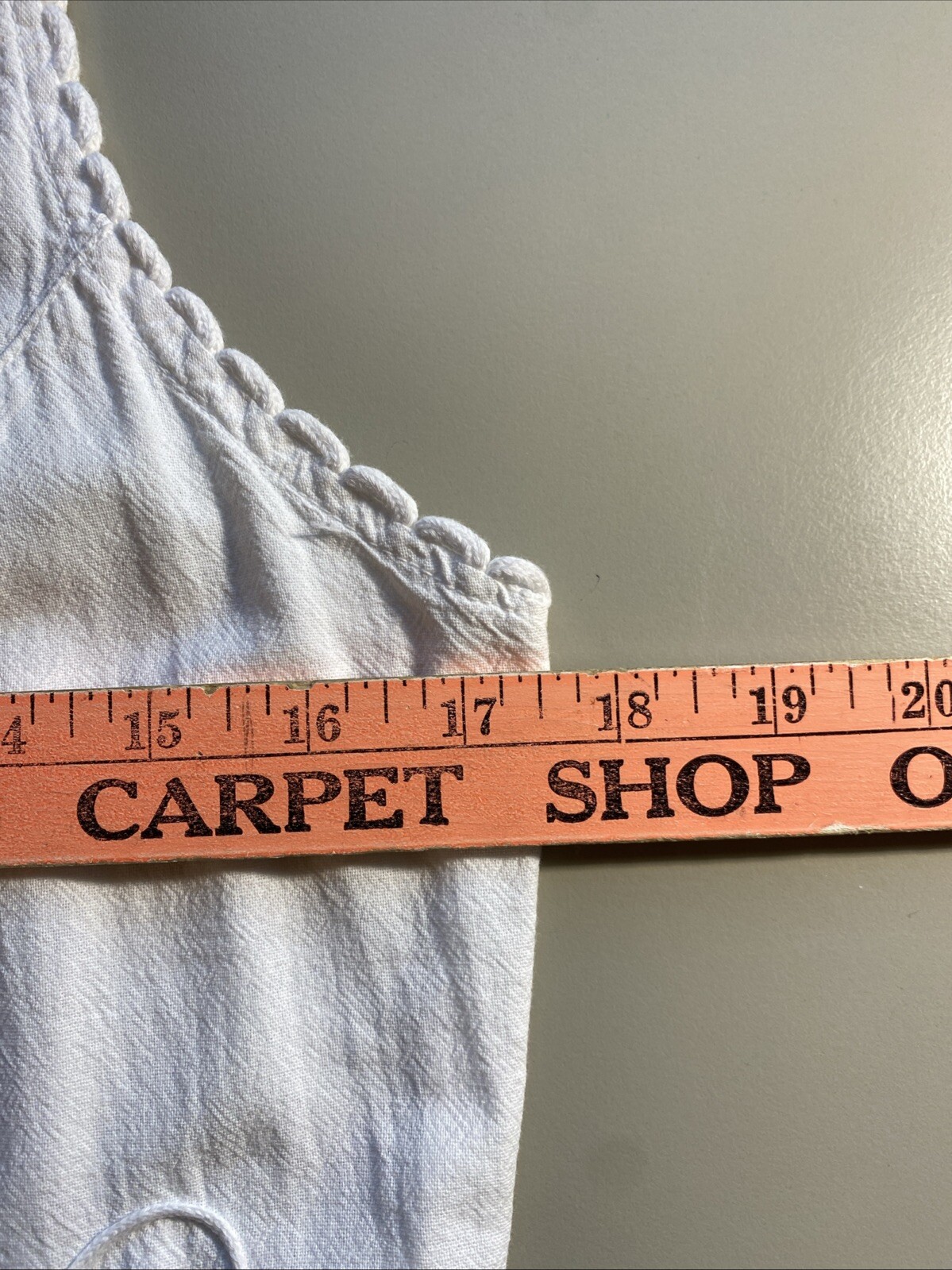 Paradise Found Sleeveless M Dress Embroidered White Cotton Cocktail Cottage Core