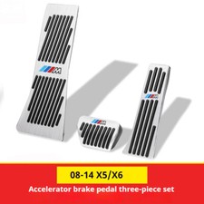 Fit For Bmw M X5x6 2008-2014 Aluminum Non-slip Accelerator Brake Pedal 3pcs Fit For Bmw M X5x6 2008-2014 Aluminum Non-slip Accelerator Brake Pedal 3pcs