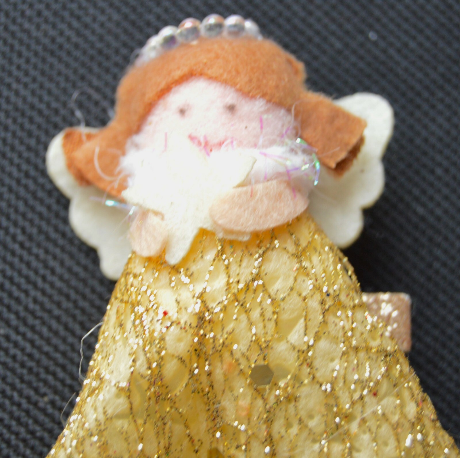 NEW Gold Angel Beak Hair Clip Fancy Dress Christmas Celebrations Novelty Party