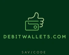 debitwallets.com two word .com domain name Sav Push or Code NO Reserve