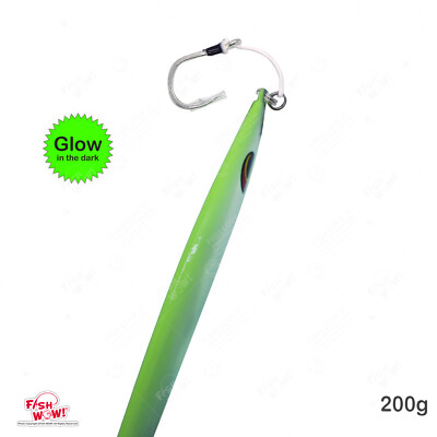 2pcs 200g Fast Metal Fish Vertical Jig 7oz sinking Flat Bait