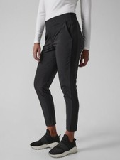 Athleta 6P 6 Petite Brooklyn Mid Rise Ankle Pant Black NWT  198671