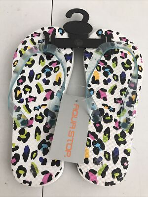 Aqua Stop Girls M (13-1) Flipflops Sandals Shoes Muti Color (TW-1123)
