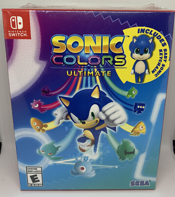 Sonic Colors Ultimate Launch Edition - Nintendo Switch Brand New W/ Keychain