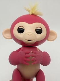 WowWee Bella Fingerlings Pink Monkey Interactive Baby Pet Toy- No Battery&hellip;29