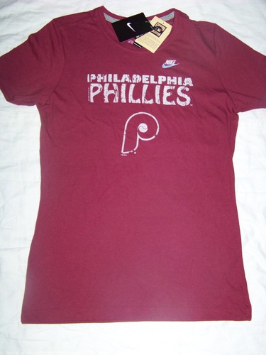 Nike Women's Cooperstown Collection Philadelphia Phillies Shirt NWT Large - 第 1/2 張圖片