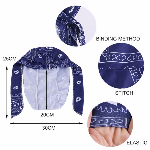 Unisex Hat Skull Islamic Cycling Bandana Helmet Headwear Liner Sport Cap Beanie - Picture 63 of 94