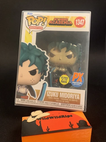 Funko Pop Vinyl My Hero Academia Izuku Midoriya #1347 GITD PX Previews Ex.