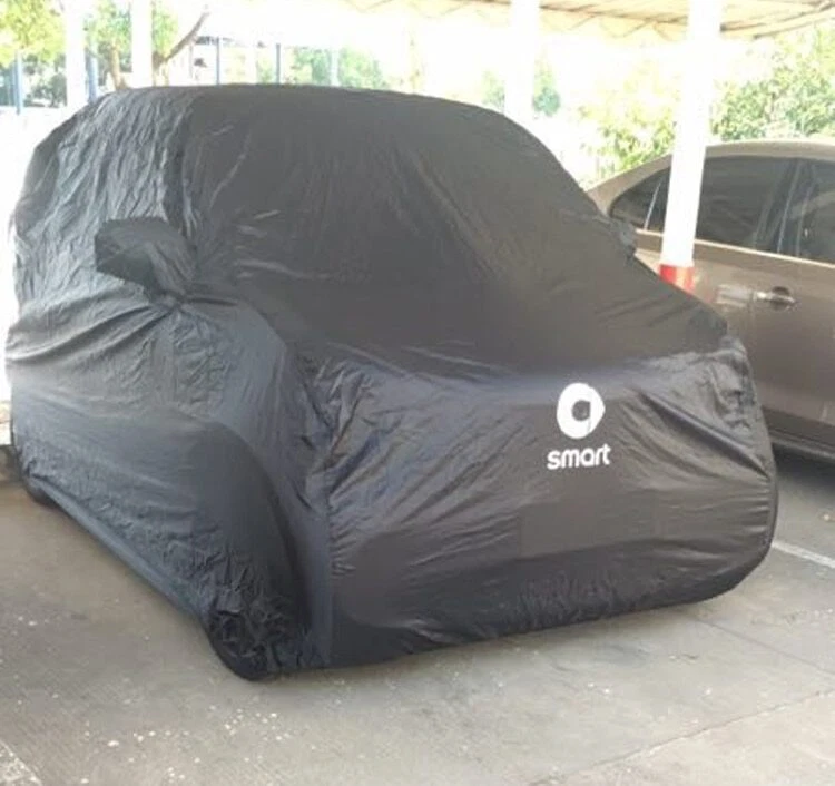 Cubierta de coche a prueba de polvo impermeable resistente al sol UV para Smart Fortwo Forfour 451 453 Foto 3 de 4