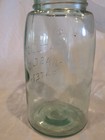 BLUE ATLAS MASON'S PATENT QT JAR c/ BUBBLES, NONFLAT BOTTOM, WAVES, SEAM, ZINC L — photo 4