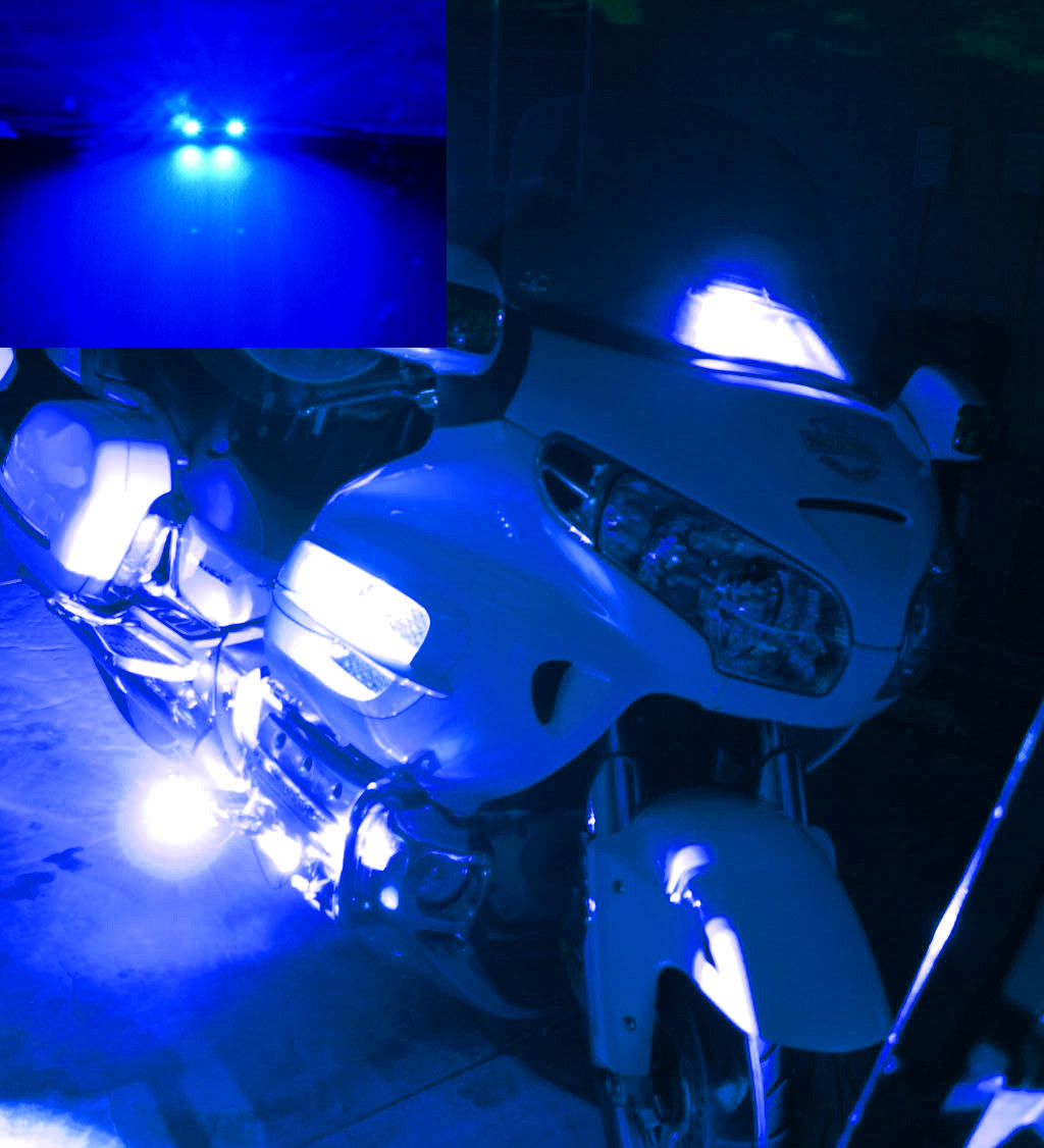 Underbody Neon Accent Blue Glow Motorcycle Rock LED Lights