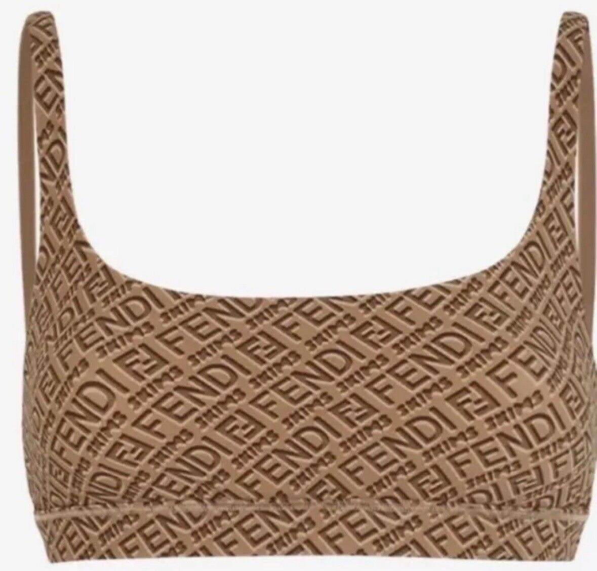 FENDI x SKIMS Women's Size LARGE Scoop Bralette Bra LIMITED FENDI x SKIMS Women's Size LARGE Scoop Bralette Bra LIMITED