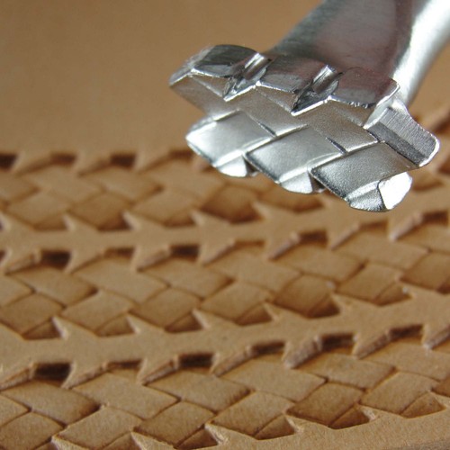 Craftplus de acero inoxidable - Sello de borde trenzado triple V (herramienta de estampado de cuero) - Imagen 8 de 8