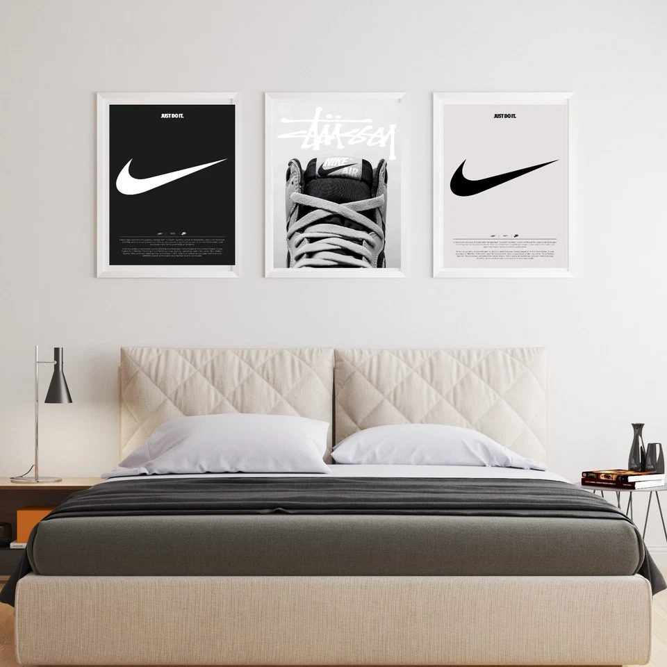 Nike room posters sneaker trainer prints streetwear wall art A2 A3 A4 - image 2 of 3