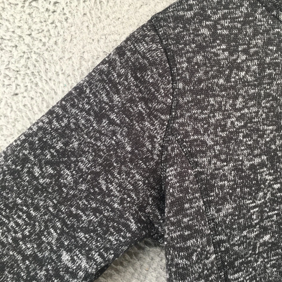 Suéter Cuello Simulado Avalanche Para Hombre Pequeño Gris Multicolor Manga Larga Forrado de Vellón Foto 4 de 4