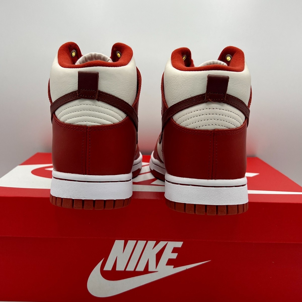 Nike Women's Dunk High 70 LXX Cinnabar Mars Stone Red White DX0346