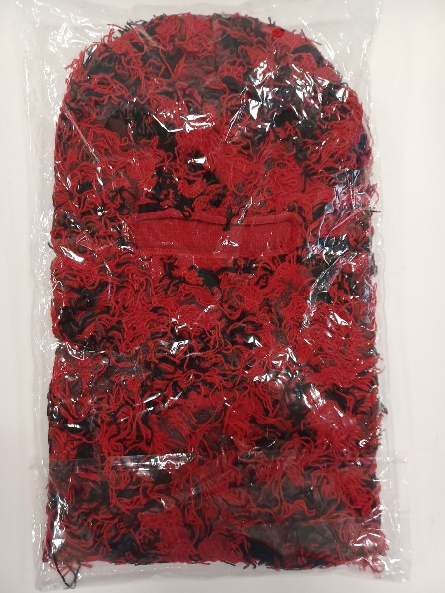 GHILLIE Suit Style RED & BLACK HOOD/SKI MASK New In Sealed Bag | eBay