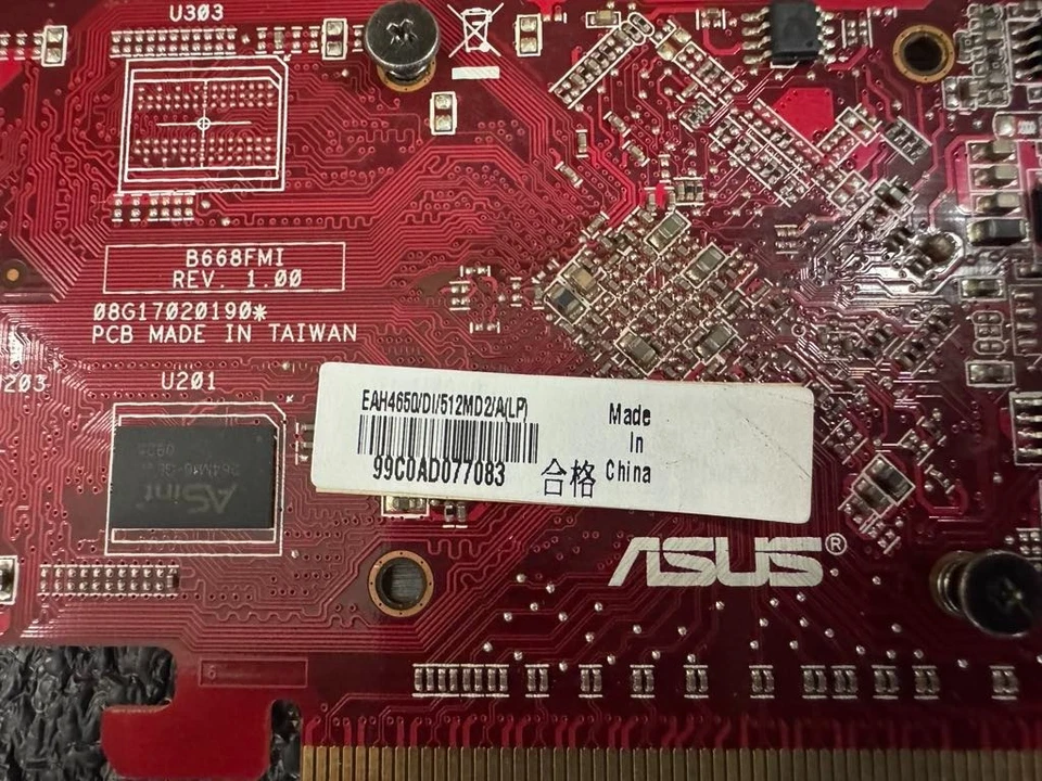 ASUS EAH4650 1GB DDR2 GPU ATI Radeon HD 4650 Video Card - Image 4 of 4