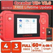 LAUNCH X431 VII+ CRP123 Elite OBD2 Diagnostic Scanner ABS SRS Fault Code Reader