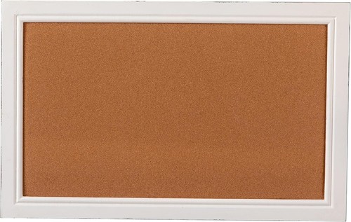 Versatile 28.7x18.1" Cork Bulletin Board - Decorative Wood Framed Photo Display - Picture 6 of 10