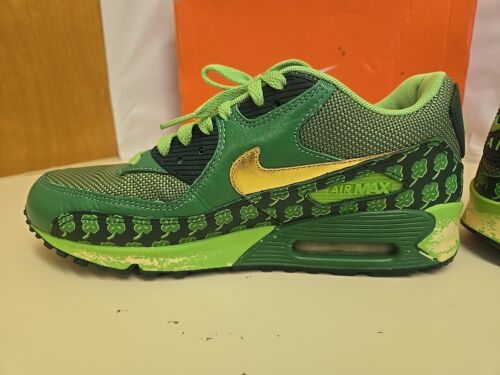 Nike Air MAX 90 QK, St Paddy's Day, Men's 8.5, Rare. 2006, St Patrick's Day, - Picture 3 of 19