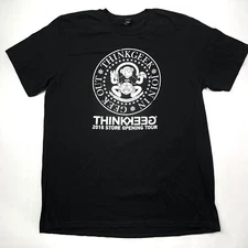 Think Geek Store Opening Tour 2016 Black T-Shirt Men's Size XL Very Rare