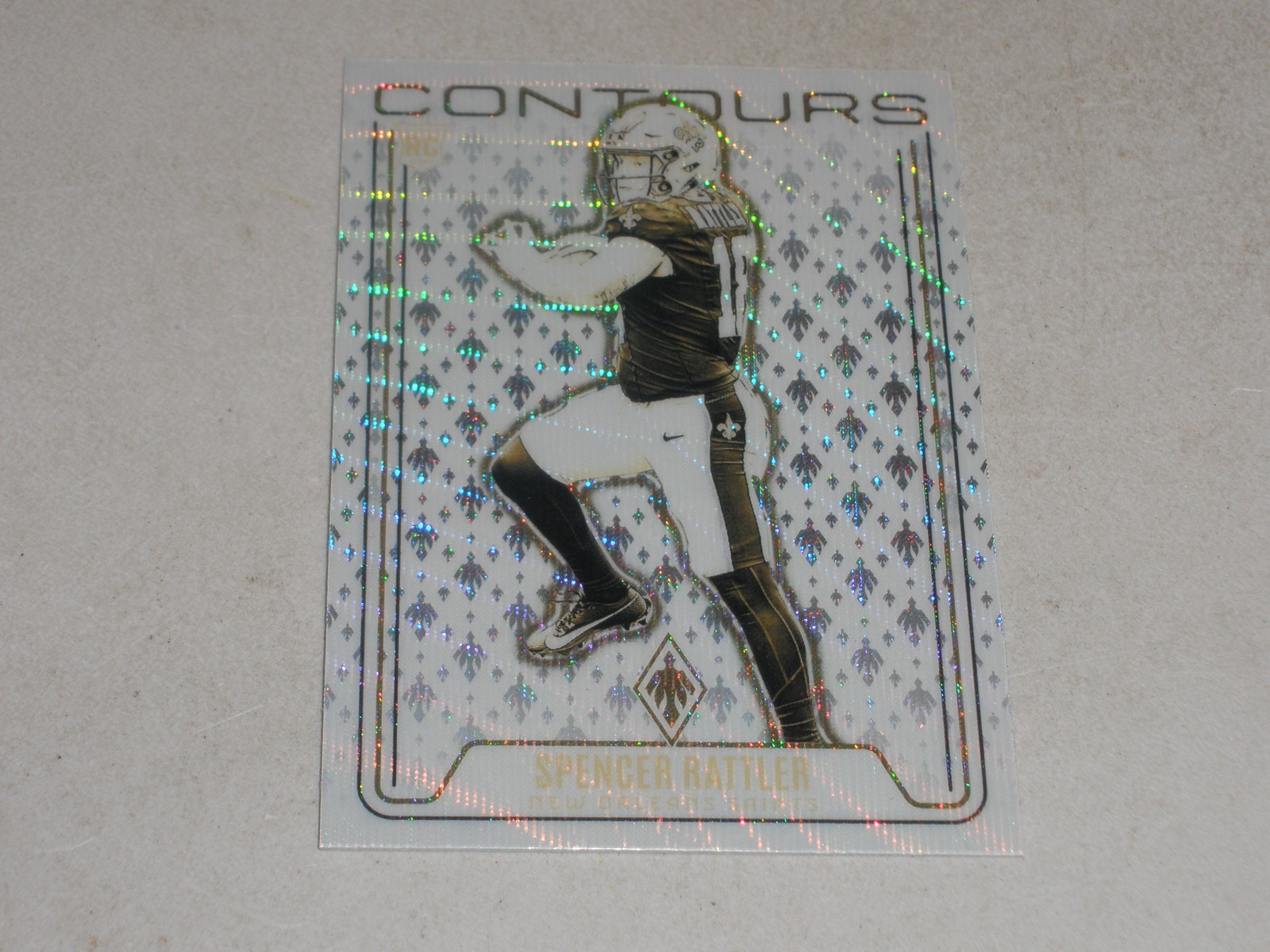 2024 Panini Phoenix Contours Wave Prizm #SRR Spencer Rattler Rookie RC A
