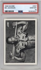 Score 1990 Bo Jackson Kansas City Royals #697 PSA 10 Graded Baseball Card