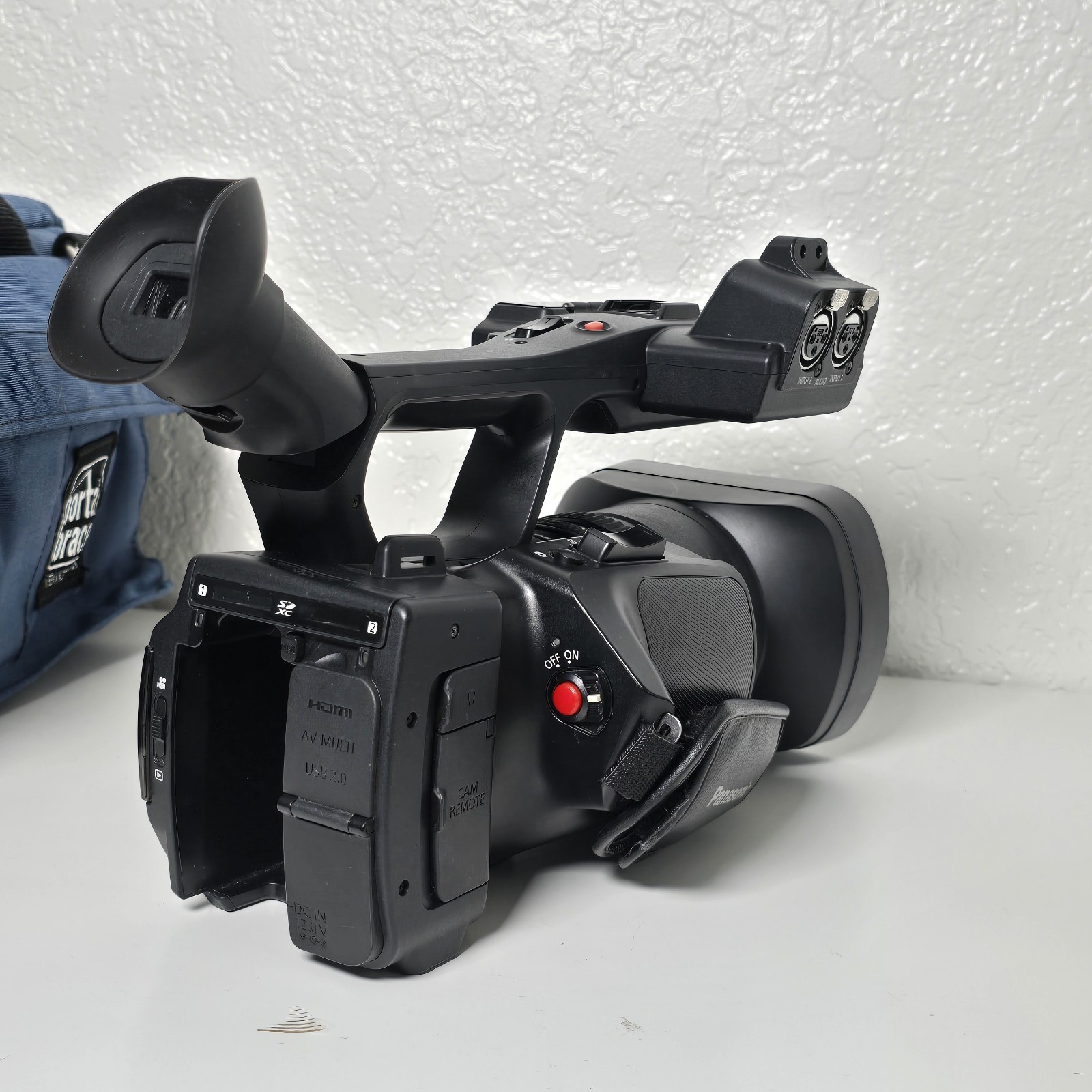 Panasonic AG-AC90PJ AVCCAM  Camcorder Bundle W/ Porta Brace Bag 