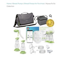 Ardo Alyssa To-Go Electric, Double Breast Pump Set w/ Power Pump feature - NEW