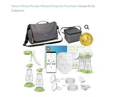 Ardo Alyssa To-Go Electric, Double Breast Pump Set w/ Power Pump feature - NEW