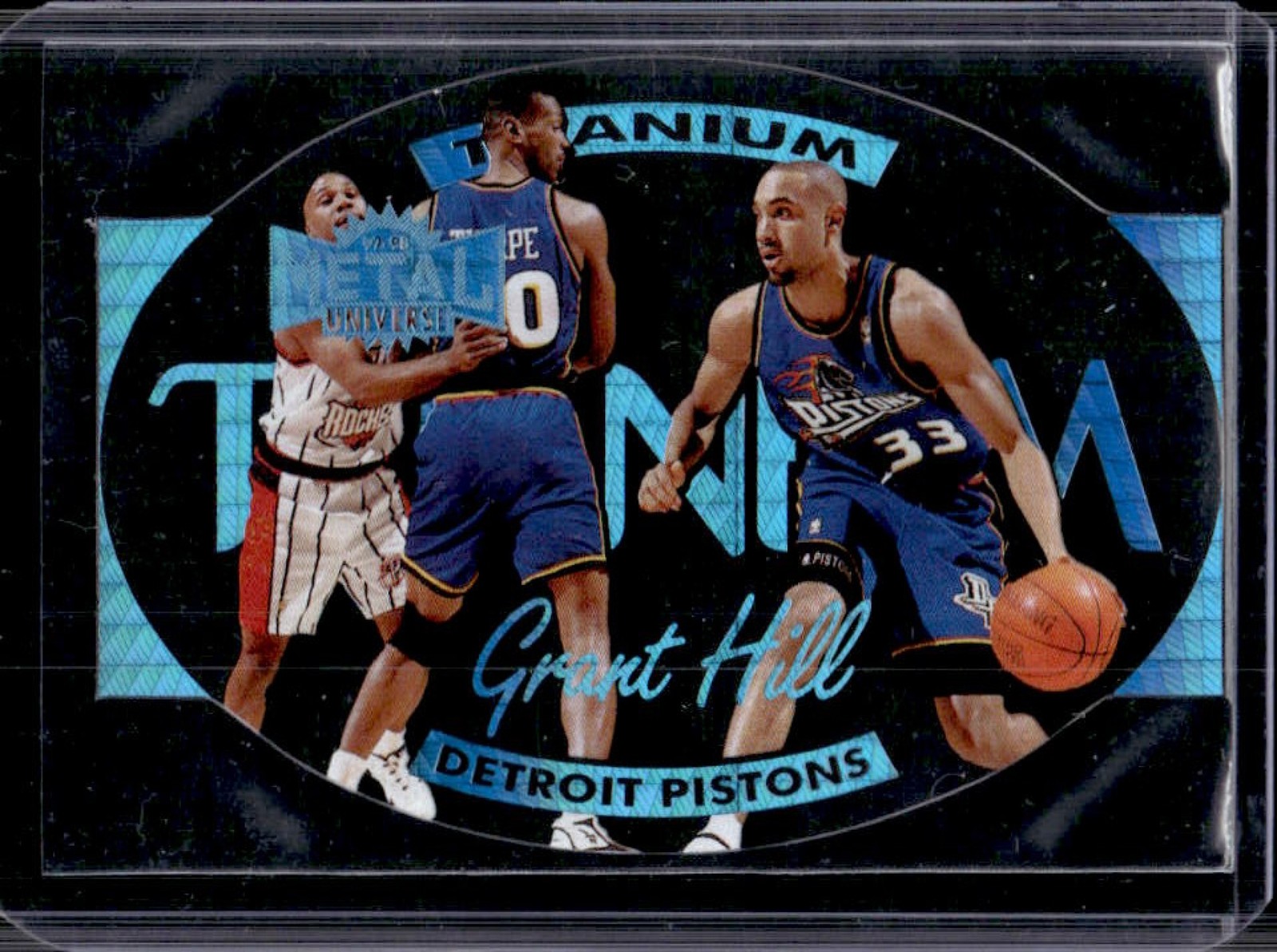 1997-98 Skybox Metal Universe Grant Hill Titanium #12 T Pistons