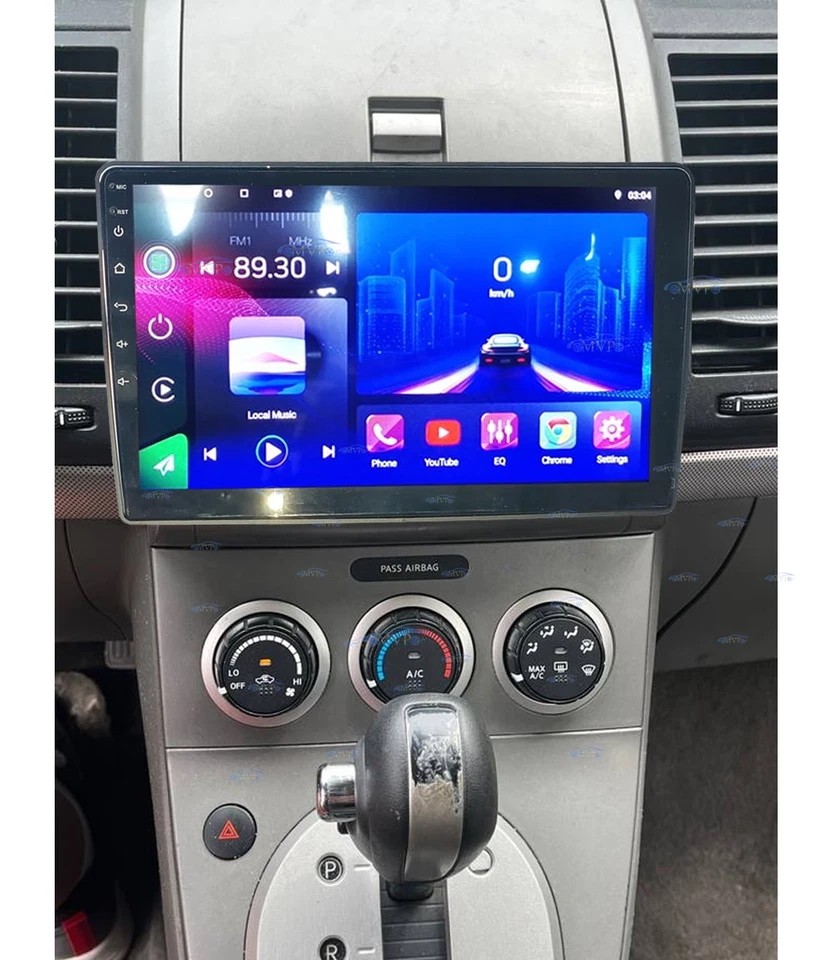 10.1" For Nissan Sentra 2007-2012 CarPlay Android 14 Car Stereo Radio GPS FM RDS - Image 4 of 4