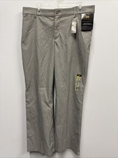 Lee Flex Motion Women's Chino Trousers Pants Regular Fit Gray Size 16 Medium