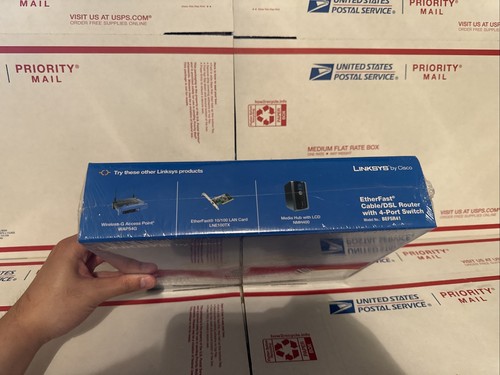 Linksys BEFSR41 Cable DSL Wired Router EtherFast 4-Port Switch New - Bild 4 von 4