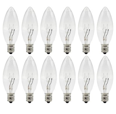 Creative Hobbies Replacement Light Bulbs for Electric Candle Lamps and Windows