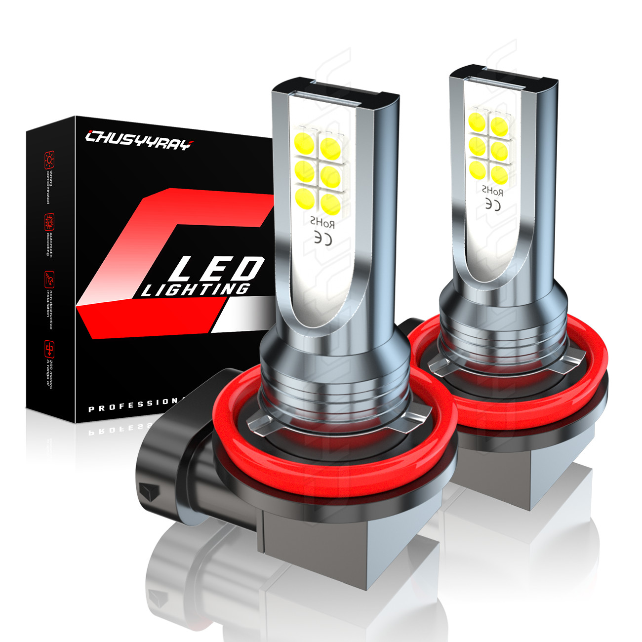 Kit 6000k White 330000lm High/low Beam