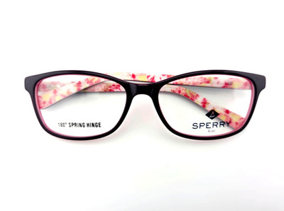 SPERRY KIDS HARKEN C03 PURPLE PINK DESIGNER FULL RIM EYEGLASSES FRAMES 50-15-125