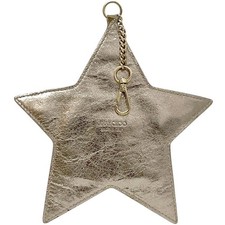 Pre-owned Jimmy Choo Gold Pouch J000047609001 Leather 3D8DC0 JIMMY CHOO Star