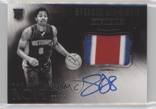 2014 Panini Noir Black and White Rookies 2/99 Spencer Dinwiddie Patch Auto 0q5l