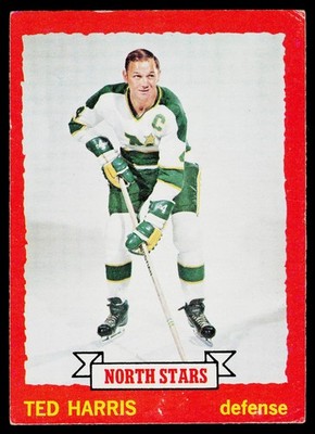 1973-74 Topps Ted Harris #14 Minnesota North Stars HOCKEY