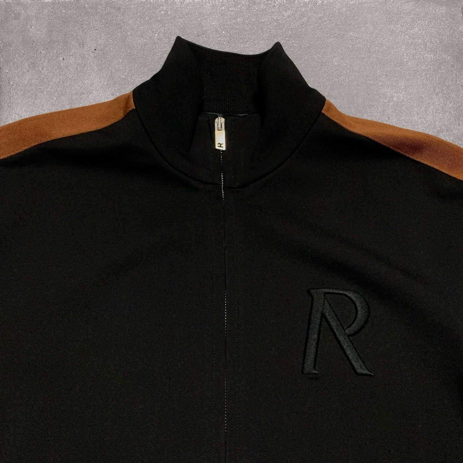 Represent XS Initial Tracksuit Jacket Black Track… - image 3