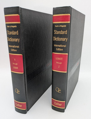 Funk & Wagnalls Standard Dictionary International Edition in zwei Bänden, 1970