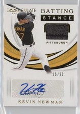 2019 Panini Immaculate Batting Stance 25/25 Kevin Newman #BS-KN 2a9