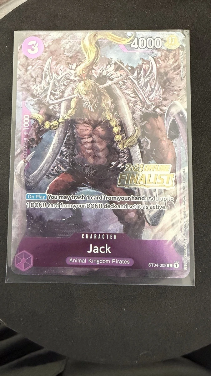 【英語版】ジャック　2023OFFLINE finalist Jack [Finalist] ST04-008 One Piece Promotion Cards for sale | eBay