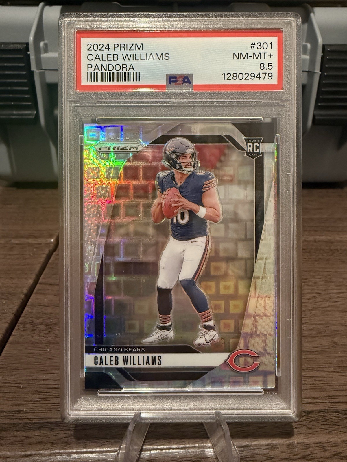 2024 Panini Prizm Caleb Williams Pandora /400 Rookie Bears #301 PSA 8.5