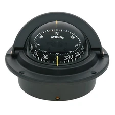 Ritchie Compass, Flush Mount, 3" Combi, Black F-83