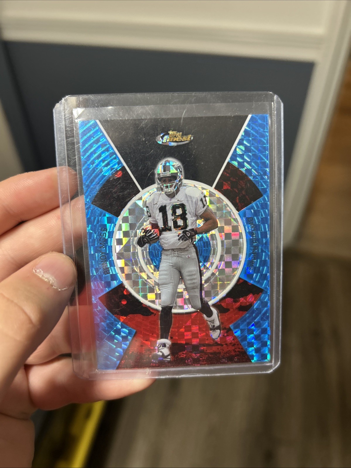 Randy Moss #5 Football Cards 2005 Topps Finest trading card — raw and PSA graded price guide