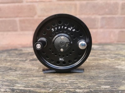 Vintage Scientific Anglers System 2 56L Fliegen Angelrolle funktionstüchtig Sammlerstück 