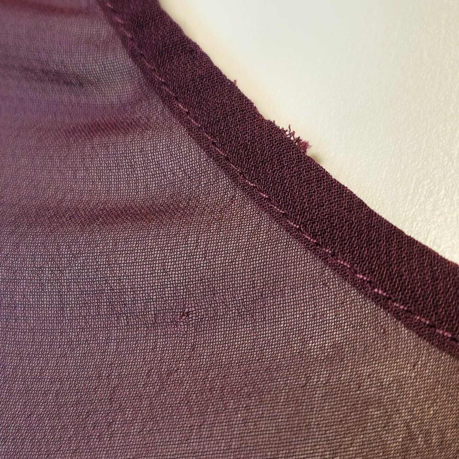 New AB Studio top Women's large Tulip sleeves Sheer fairy breezy lightweight